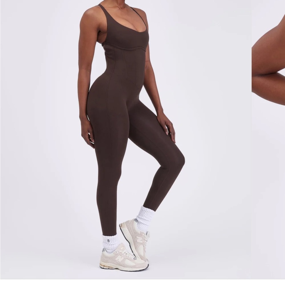 BuffBunny Brown Seamless Jumpsuit